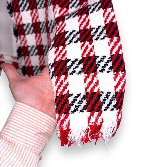 NWT Oscar De La Renta Bicolor Houndstooth Tweed Jacket Sz 14 - Picture 9 of 10